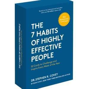 The 7 Habits of Highly Effective People: 30th Anniversary Card Deck (The Official 7 Habits Card Deck) Pocket Book – Stephen R. Covey