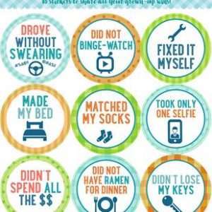 Adulting Stickers