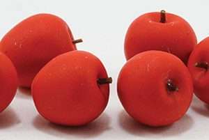 Red Apples 6 pieces Miniatures