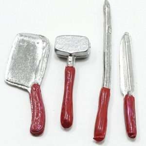 Butcher Block Tools Miniature Set of 4