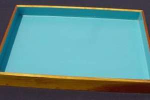 Pine Sand Tray Large Rectangle With Lid