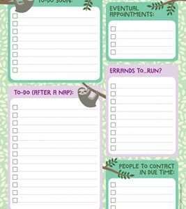Sloth Note Pad
