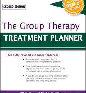 The Group Therapy Treatment Planner, with DSM-5 Updates, Updated 2nd Edition