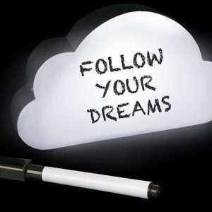 Light Up Cloud Message Board