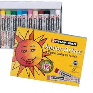 Cray-Pas Junior Artist Oil Pastels 12-Color Set