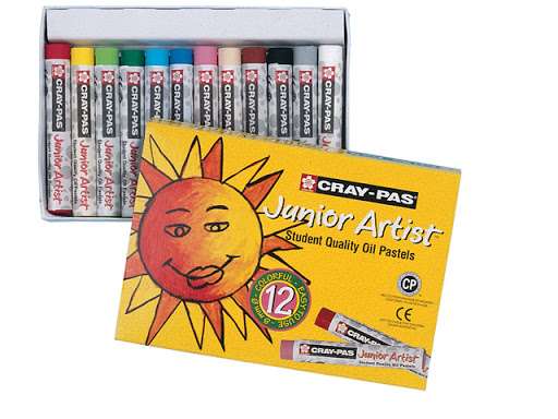 Cray-Pas Junior Artist Oil Pastels 12-Color Set