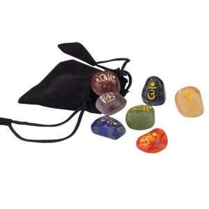Chakra Stones Engraved
