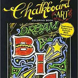 Creative Haven Chalkboard Art Coloring Book