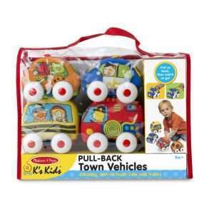 Pull-Back Vehicles Baby and Toddler Toy (Soft for 9+ Months)