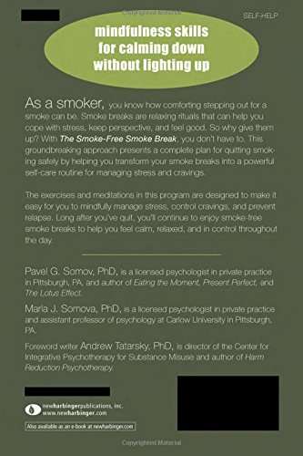 The Smoke-Free Smoke Break: Stop Smoking Now with Mindfulness and Acceptance - Marla J. Somova and Pavel Somov - Image 2