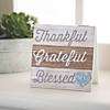 Thankful Grateful Blessed Tabletop Sign - Image 2