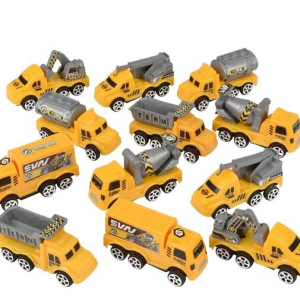Pull Back Construction Vehicle Set (3-inch)