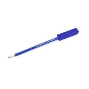 BRICK STICK® CHEWABLE PENCIL TOPPER - Blue, Toughness level: Standard