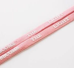 Become The Light Pink LED Laces