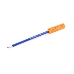 ARK'S BRICK STICK® CHEWABLE PENCIL TOPPER - Orange, Toughness level: XXT Toughest