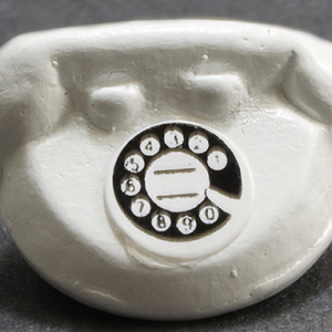 White Princess Phone Miniature