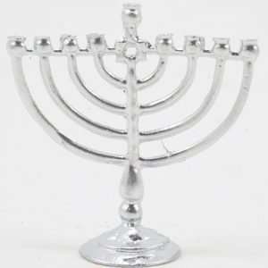 Menorah Miniature Silver