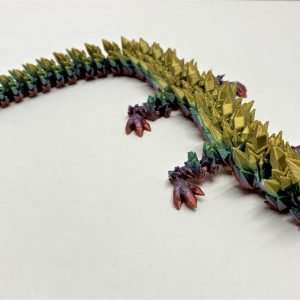Articulated Ice Crystal Flexible Dragon 3D