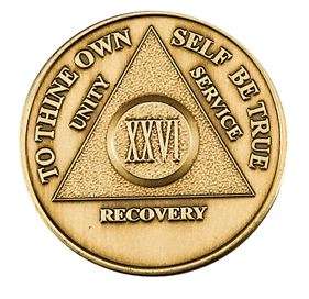 Recovery Anniversary Bronze Medallion