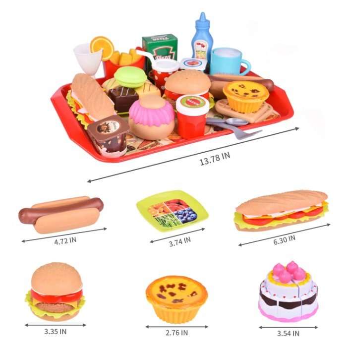 Pretend Play Food (49 Pieces) - Image 2