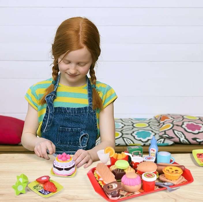 Pretend Play Food (49 Pieces) - Image 4