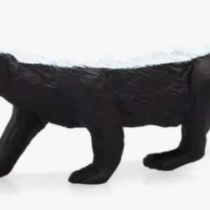 Honey Badger Female with Cub Figure
