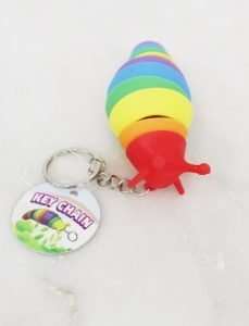 Fidget Slug Keychain
