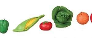 Fruits And Vegetables Miniature Collection , 8