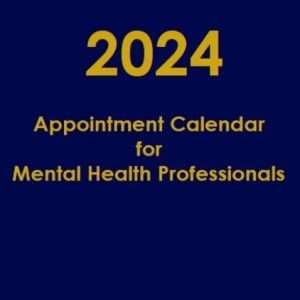 2024 Appointment Calendar for Mental Health Professionals