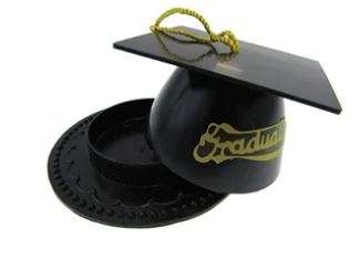3.5" Plastic Graduation Hat Box