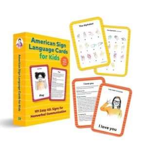 American Sign Language Flash Cards for Kids