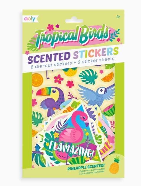 Tropical Birds Scented Stickers - Image 2
