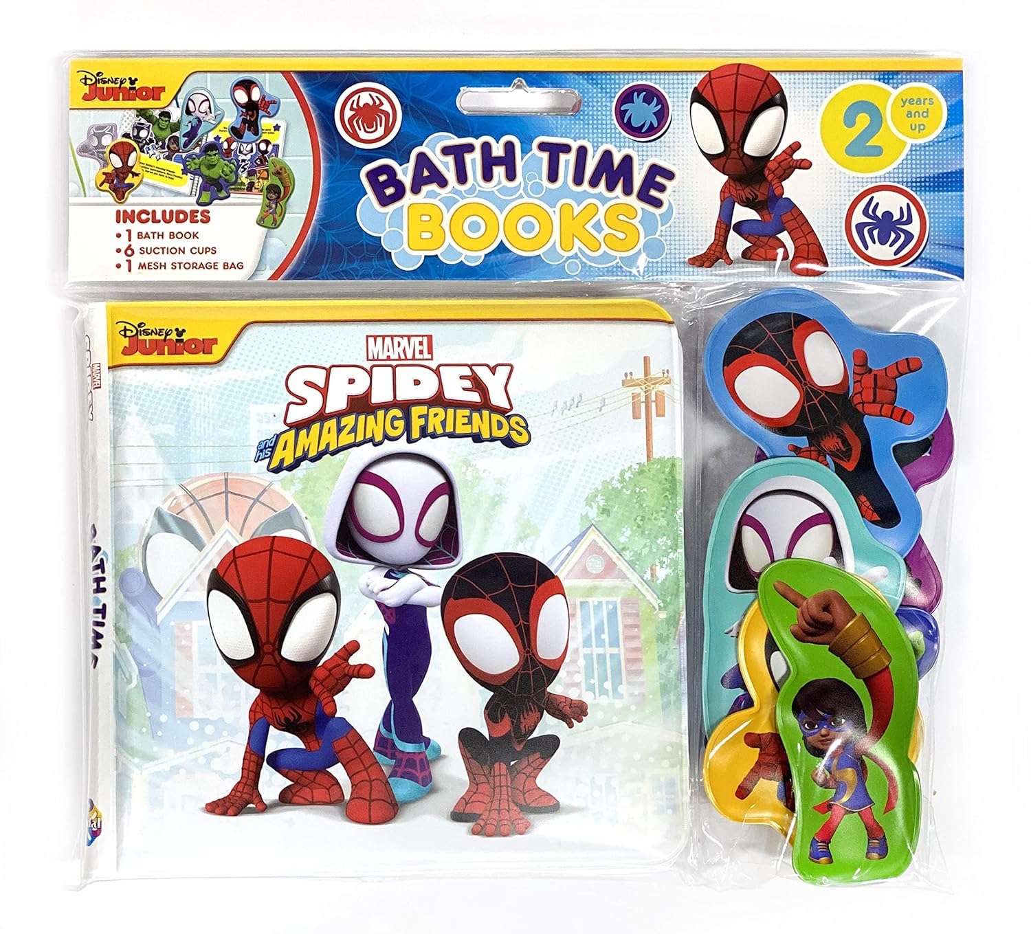 Spidey and his Amazing Friends Bath Time Books