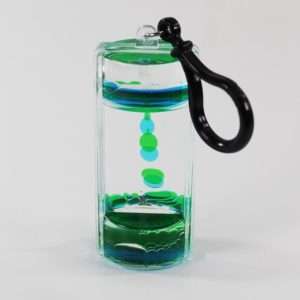 Green Blue Liquid Drip Bag Clip