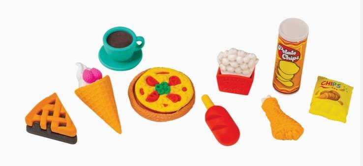 Miniature 3D Eraser Assorted (Sold Individually)