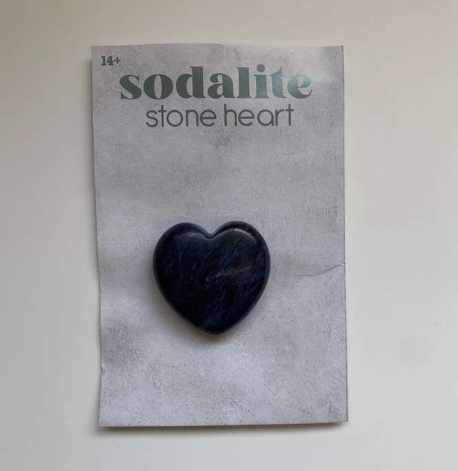 Sodalite Stone Heart