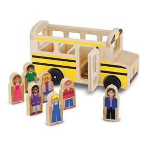 Wooden School Bus Set