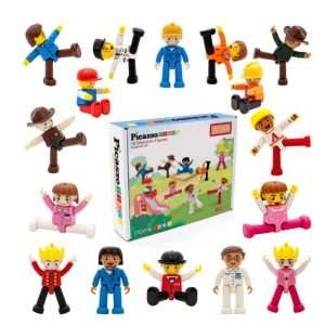 PicassoTiles - 16 Piece Character Figure Set