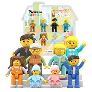 PicassoTiles - Family Character Action Figure Magnet Toys