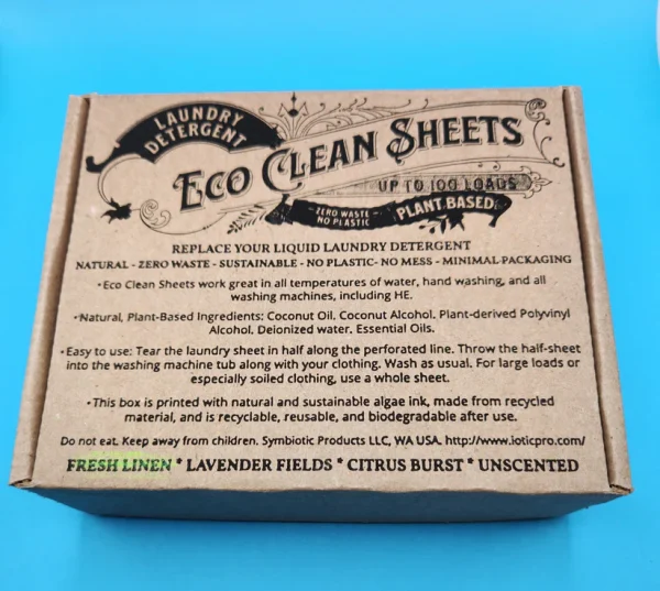 Eco Clean Sheets – Concentrated Laundry Detergent -100 Loads | Self ...
