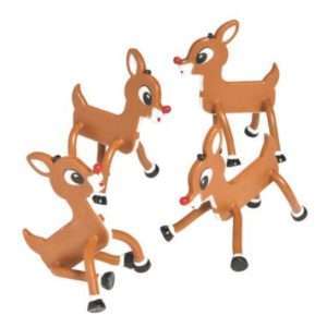 Rudolph the Red Nosed Reindeer Bendable Figure