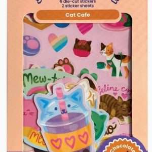 Stickiville Stickers: Cat Cafe (Scratch and Sniff)